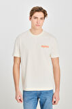 Lee Erkek Relaxed Fit %100 Pamuk Sırt Baskılı Bisiklet Yaka T-Shirt - LM828731543
