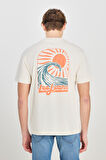 Lee Erkek Relaxed Fit %100 Pamuk Sırt Baskılı Bisiklet Yaka T-Shirt - LM828731543