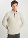 Wrangler Taş Erkek Polo T-Shirt W251068313 Uzun Kol Polo T-shirt