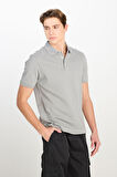 Lee Erkek Regular Fit Pamuklu Gri Polo Yaka T-Shirt - L2510551035