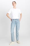 Straight Fit Düz Kesim Normal Bel Mavi Pamuklu Esnek Denim Jean Pantolon