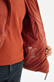 Regular Fit Normal Kesim Kapüşonlu Cepli Şişme Puffer Mont