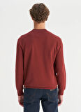Wrangler Bisiklet Yaka Bordo Erkek Sweatshırt W2520255169 Bordo Sweatshirt