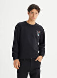 Lee Bisiklet Yaka Siyah Erkek Sweatshırt L2520361001 Siyah Sweatshirt