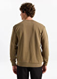 Lee Bisiklet Yaka Haki Erkek Sweatshırt L2520222801 Haki Sweatshirt