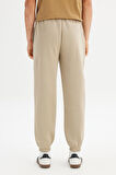 Pamuklu Regular Fit Normal Kesim Cepli Örme Jogger Pantolon