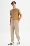 Pamuklu Regular Fit Normal Kesim Cepli Örme Jogger Pantolon
