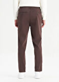 Wrangler Normal Bel Slim Fit Koyu Kahve Erkek Chino Pantolon WM01200001024 Kahverengi Chino Pant