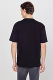 %100 Pamuk Nefes Alabilir Kumaş Loose Fit Rahat Kesim Logo Detaylı Tişört