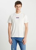 Wrangler Bisiklet Yaka Ekru Erkek T-Shirt W2510527102 Regular Fit Small Logo