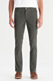 Pamuklu Texas Slim Fit Dar Kesim Cepli Esnek Kadife Pantolon