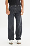 Asher Loose Fit Rahat Kesim Düşük Bel Siyah Denim Jean Pantolon