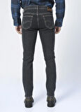 Lee L701OR47-001_Rider Siyah Normal Bel Slim Fit Denim Pantolon Erkek