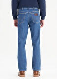 Wrangler Normal Bel Straight Mavi Erkek Denim Pantolon MW121HR36B Orta Mavi Denim Pantolon