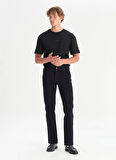 Wrangler Normal Bel Straight Siyah Erkek Denim Pantolon MW12109004 Siyah Denim Pantolon