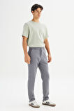 Regular Fit Normal Kesim Normal Bel Pamuklu Esnek Gri Chino Pantolon