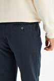Regular Fit Normal Kesim Normal Bel Pamuklu Esnek Antrasit Chino Pantolon