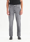 Wrangler Normal Bel Relaxed Gri Erkek Denim Pantolon FRNK0000725 Gri Denim Pantolon