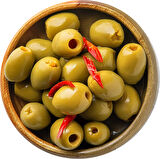 Ayvalık Biberli Yeşil Zeytin 1 Kg.