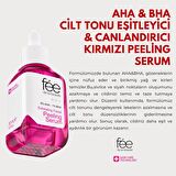 AHA & BHA Cilt Tonu Eşitleyici & Canlandırıcı Kırmızı Peeling Cilt Serumu 30 ML