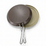 Granit Kaplama 33 cm Çift Taraflı Balık, Et ve Tavuk Pişirme Tavası