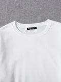 Kadın Basic Crop İçi Polarlı Oversize Sweatshirt - EKRU