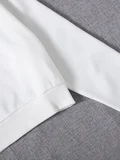 Kadın Basic Crop İçi Polarlı Oversize Sweatshirt - EKRU