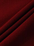 Unisex Basic Düz Renk Kapüşonlu İçi Yumuşak Polarlı Oversize Sweatshirt - BORDO
