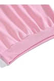 Unisex Oversize Bisiklet Yaka Basic Freedom Baskılı Sweatshirt - PEMBE