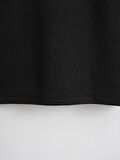 Unisex Oversize Bisiklet Yaka Ocean Heart Baskılı Basic T-Shirt - SİYAH