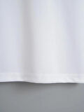 Unisex Oversize Bisiklet Yaka Climbing Panda Baskılı Basic T-Shirt - BEYAZ