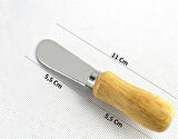 MyBru Terayağ Bal Çikolata Bıçağı, 6 Lı Ahşap Saplı Kahvaltı Spatulası