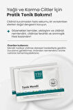 TTO CLINIC Tonik Mendil Pratik Kullanım Çay Ağacı Yağ Yabani İğde Yağ Aloe Vera