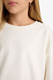 Kız Çocuk Okula Dönüş Relax Fit Bisiklet Yaka Slogan Baskılı 2'li Sweatshirt