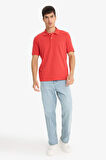 Regular Fit Polo Yaka Pike Kısa Kollu Polo Tişört