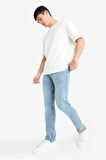 Pedro Slim Fit Dar Kalıp Normal Bel Dar Paça Jean Pantolon