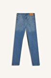 Straight Fit Düz Paça Jean Pantolon