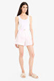 Regular Fit Kısa Boy Poplin 2'li Pijama Alt-Fall in Love 