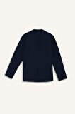 Slim Fit Dar Kesim Twill Blazer Ceket