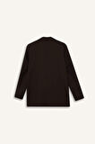 Oversize Geniş Kalıp Ceket Yaka Blazer Ceket