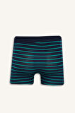 Regular Fit Çizgili 3'lü Boxer