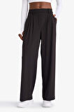 DeFactoFit Wide Leg Geniş Paça Cepli Pileli Standart Boy Premium Sporcu Pantolon
