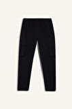 DeFactoFit Standart Fit Kargo Cepli Standart Paça Dokuma Sporcu Jogger