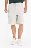 Kargo Fit Gabardin Bermuda