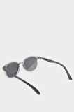 Erkek Çocuk Yuvarlak Gri Plastik Çerçeve Siyah Cam Polarize Güneş Gözlüğü