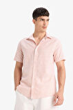 Pamuklu Kısa Kollu Gömlek