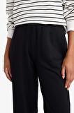Straight Fit Beli Lastikli Basic Düz Cepli Eşofman Altı