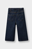 Kız Bebek Wide Leg Jean Pantolon