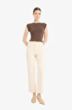 DeFacto Slim Fit Dar Kesim Bisiklet Yaka Basic Düz Modal Kısa Kollu Tişört F0685AX25SPBN151