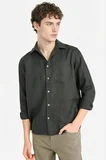 DeFacto %100 Keten Regular Fit Gömlek G0788AX26SMGN827